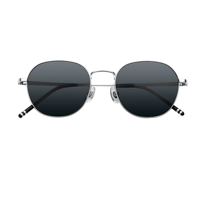 Hot Sale Oversized Clear Fashion Round Metal Sunglasses