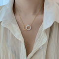Fashion Hoop Pearl Necklaces Wholesale for Women Jewelry