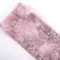 Beads Nigerian Embroidery Tulle Feather French Lace Fabric with Mesh