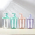 High End 500ml PET Custom Colorful Lotion Shampoo Bottles with Wide Mouth Pump Sprayer Excellent Performance for Screen Printing