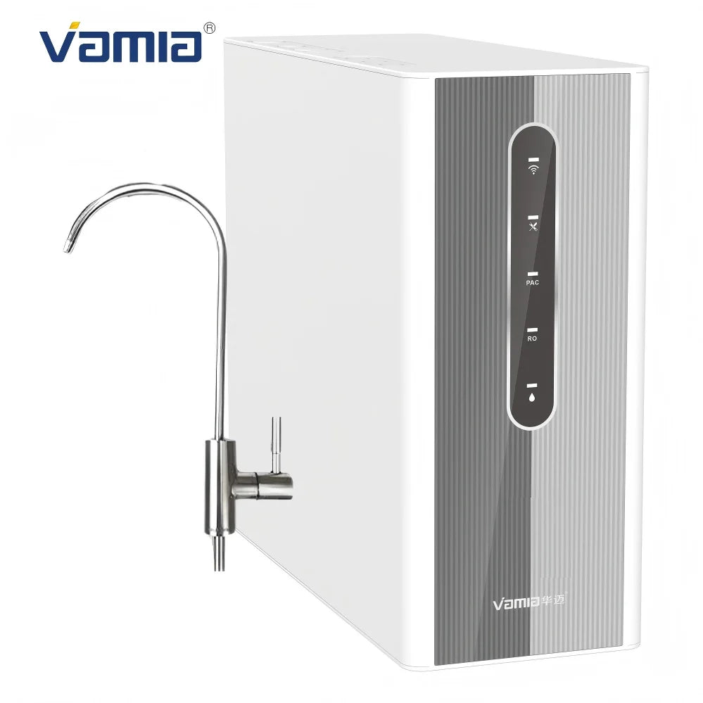 500G Reverse Osmosis Tankless Under Sink RO Water Purifier Electric 3-Stage Household Hotel Use
