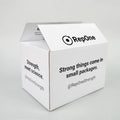 Factory Price Customized White Kraft Paper Shipping Cartons Snap Baseball Cap Hat Transport Box with Embossing Printing