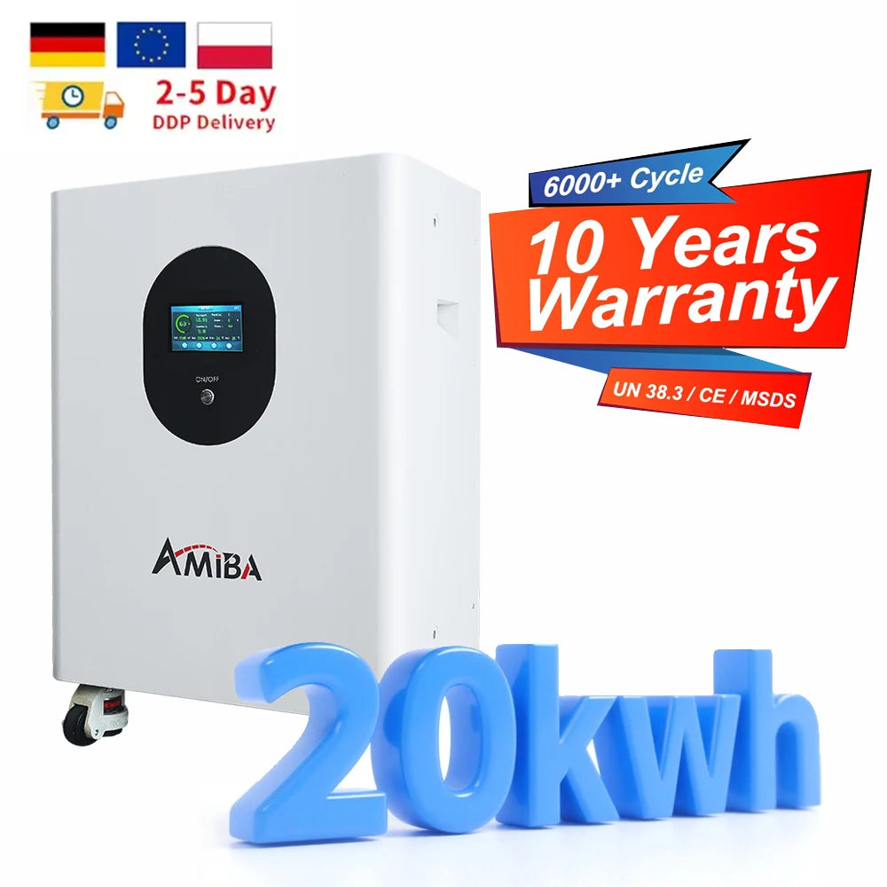 Powerwall 48V Solar Battery Energy Storage 51.2V 100ah 200ah 15kwh 30kwh Lithium Battery Solar System Home Battery