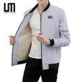 Liu Ming Trending Product 2025 Autumn Winter New Fashion Plus Fleece Thick Warm Casual Bomber Jacket Coat for Men