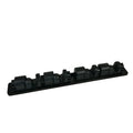 4-Position Wall Mounted Mop and Broom Holder with 5 Hooks Organizer for Tools Multipurpose OEM Design
