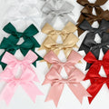 Solid Color 100% Polyester Satin Ribbon Double Face Bow for Lingerie Gifts and Decorations