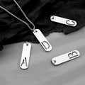 DAIHE Fashion Wholesale Stainless Steel Necklace Waterproof Hiphop Initial Letter Necklaces