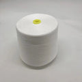 100% Polyester Staple Fiber 60S High Tenacity Dyed Bobbin Thread White Color Embroidery Sewing 602 85000m Per Cone