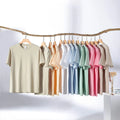 Wholesale 100% Cotton Premium T-shirts for Men Custom Pattern Solid T-shirt Oversized & Heavy Weight Knitted Fabric Plain Style