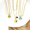 Fashion Layer Chain Cube Jewelry Gold Plated Stainless Steel Magic Cube Pendant Choker Necklace