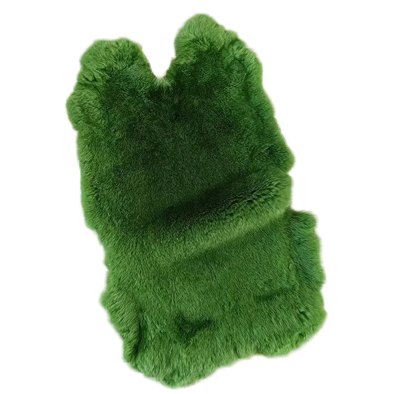 Wholesale Top Quality Cheap Price Natural Dyed Color Rabbit Fur Skin Pelts for Women Coat Trim Collar Bag