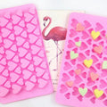 132 56 Cavity Heart Shape Silicone Chocolate Mold Kitchen Supplies Tools Soap Mold Trays