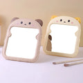 YUE Cartoon Children's Makeup Mirror Creative Foldable Dressing Mirror Girls Desktop Makeup Beauty Princess Mirror