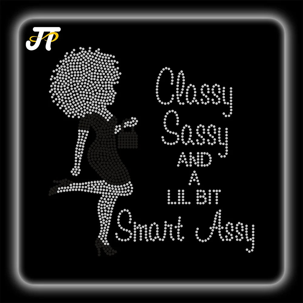 Custom Designer Rhinestone Heat Transfers Iron on - Paperless Machine for Men Clothes T Shirts Decor