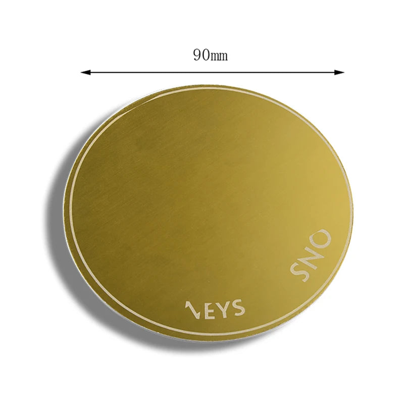 Round Thin Metal Eco-Friendly UV Printed Custom Winsun 90mm Dia Giveaway Promotion Gift Tea Cup and Coffee Coaster