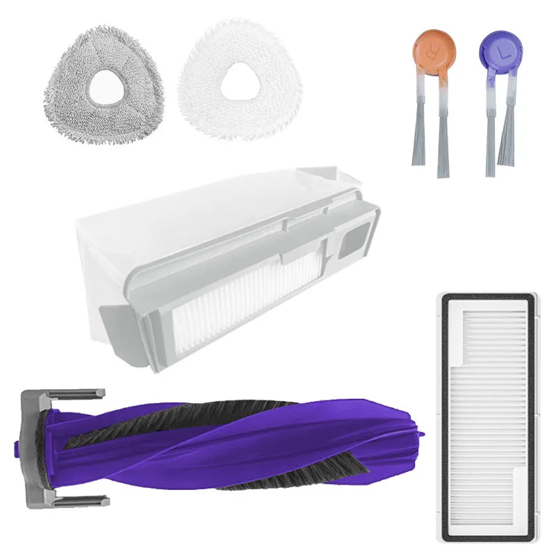 Cloud Whale J5 Robot Sweeper Accessories Roller Brush Side Brush Cartridges Dust Box Bag Rags Gas Electric Manual Power Source