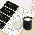 New Products Candle Sticker Printing Label Sticker logo Etiquette Gold Foil Candle Label Printing Custom Candle Jar