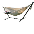 WOQI Heavy Duty Two-Person Folding Swing Camping Hammock with Steel Stand Portable Large Size Wholesale