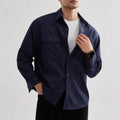 OEM Classic Men's Long-Sleeve Casual Cotton-Blend Shirt for Parties Holidays Weddings Formal Occasions and Business Attire