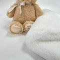 100% Polyester Eco-Friendly Brushed Warp Knit Solid Color Elastic Soft Faux Rabbit Fur Plush Fabric for Girls Garment Shoes