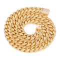 Fashion Hip Hop Luxury Cuban Link Chain 925 Sterling Silver Luxury Cuban Chain 12mm Iced Out Cuban Chain Necklace Jewelry