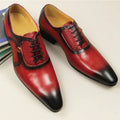 Luxury Classic Shoes Men Leather Oxfords Handmade Wedding Dress & Party Shoes Flat Design Customizable Color for Autumn Season