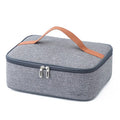Insulated Portable Thermal  Insulated Cooler Bags Striped for Lunch