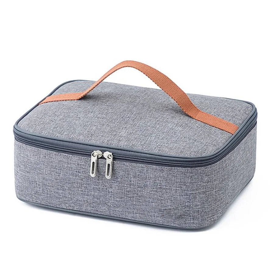 Insulated Portable Thermal  Insulated Cooler Bags Striped for Lunch