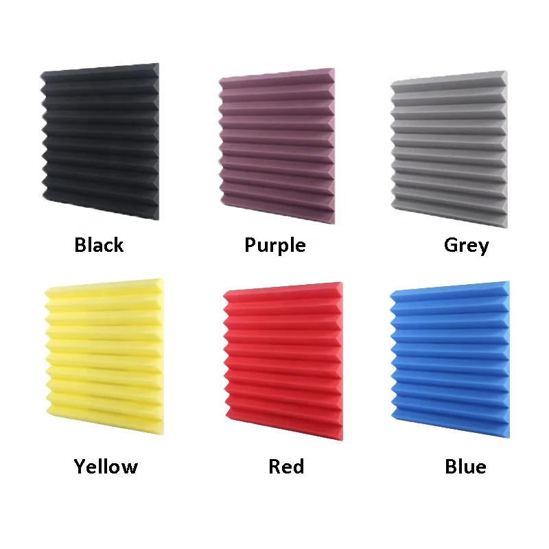 WOXIN 20" Custom Soundproofing Sponge Board Customizable Grey Wedge Soft Acoustic Foam Panel