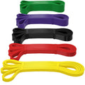 5 Set Heavy Exercise Latex Loop Resistance Bands Pull-up Aid Bands for Strength and Stretch Fitness MegaBDM