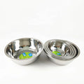 LIHONG CHINA Factory Stainless Steel Mixing Bowl Metal Deep Salad Bowls Stainless Steel Basin Bowls MegaBDM