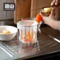 SHIMOYAMA Desktop Trash Bag Holder Organizer Storage Baskets Solution for Garbage Bag Management