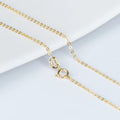 Oval Chain 70cm 28 Inches 14k Gold Plated Silver Long 925 Sterling Silver Chain
