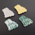 BRAND GUIDELINES KSA SAUDI ARABIA NATIONAL DAY ND96 ICON THEME SLOGAN IDENTITY LOGO MAP METAL METALLIC MAGNETIC BROOCH PIN BADGE