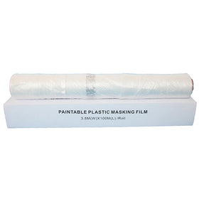 Factory Price 3.8m*100m 8 Micron Fine Protective Spray Plastic Masking Film for Car Paint