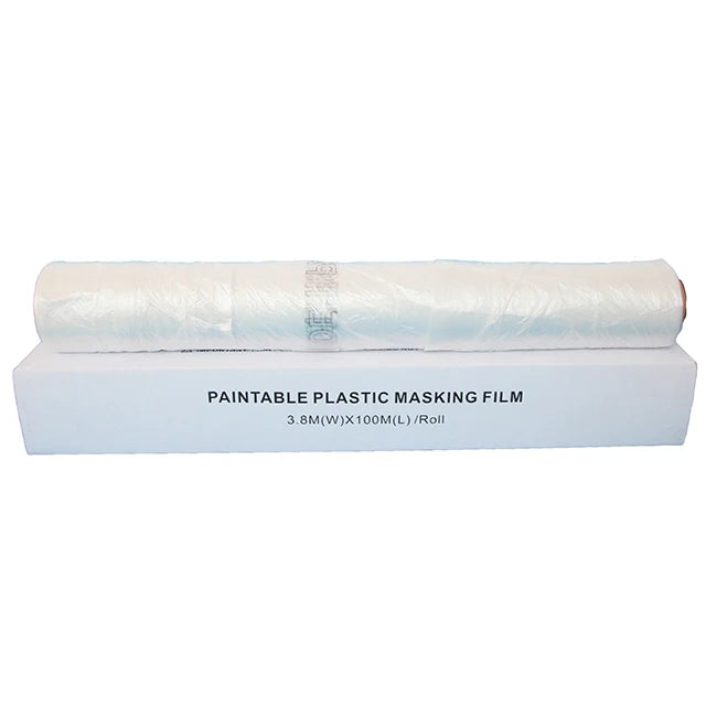 Factory Price 3.8m*100m 8 Micron Fine Protective Spray Plastic Masking Film for Car Paint