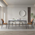 Modern Home Furniture Dinning Table Set for 4 Seater Marble Dining Table Set for Restaurant