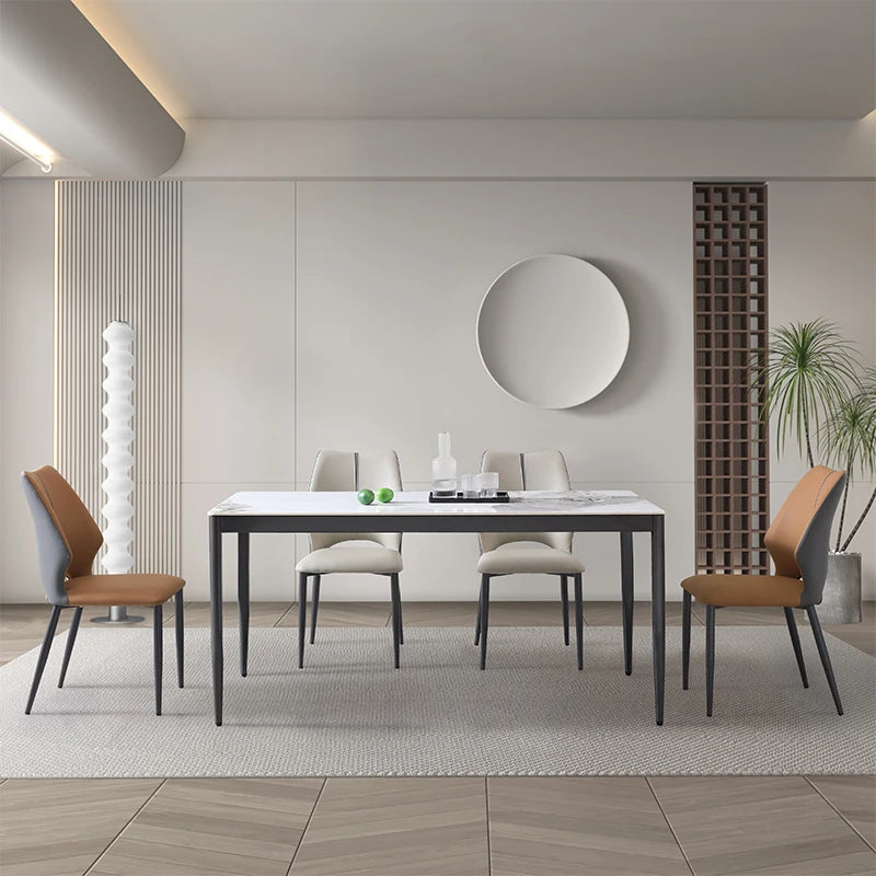Modern Home Furniture Dinning Table Set for 4 Seater Marble Dining Table Set for Restaurant