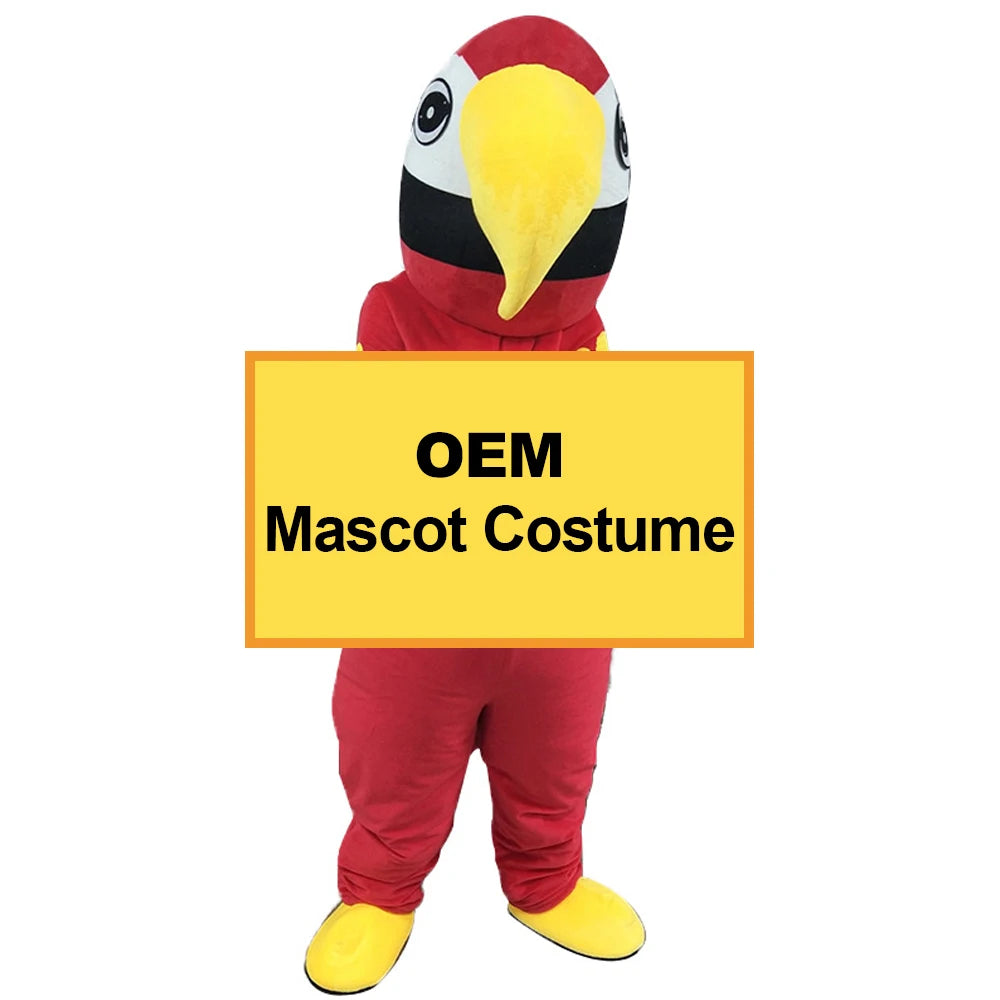 Custom Sample Adult Size Animal Bird Design Parrot Mascot Costume