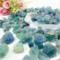 Wholesale Natural Stone Crystal Meditation Blue Fluorite Raw Stone for Garden Decoration