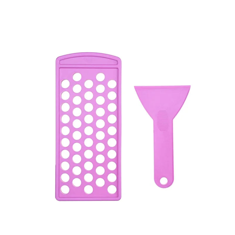 PP Plastic Lip Balm Tube Filling Tray Plastic Mold For DIY Lip Gloss Craft and Cosmetic Use