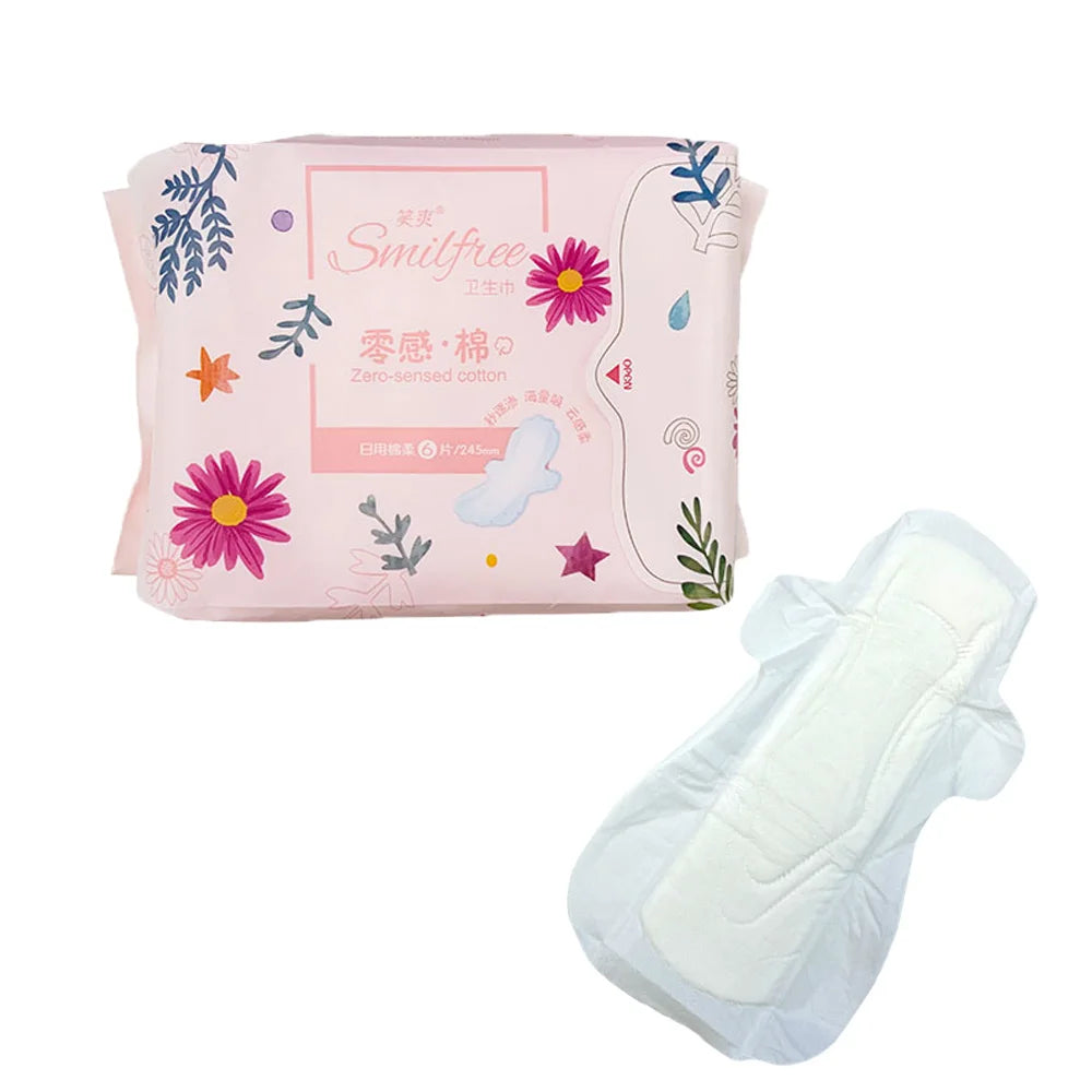 factory Cotton Fabric Herbal Medical Gauze Female Organic Sanitary Pad