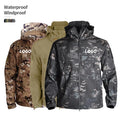 Winter Three-in-one Fleece Warm Wind Breaker Waterproof Softshell Jackets Hoodies for Men