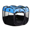 Portable Folding Pet Tent Delivery Room Removable Washable Dog and Cat House Floral Pattern Breathable Warm Comfortable
