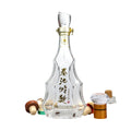Wholesale Empty Fancy Flint Glass Customize Vodka Bottles Glass 750 ml Spirit Liquor Vodka Bottle