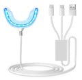 Smilekit Professional Blue Color 16-LED Smart Phone Teeth Whitening Light with Super Soft Silicone Mouthpieces