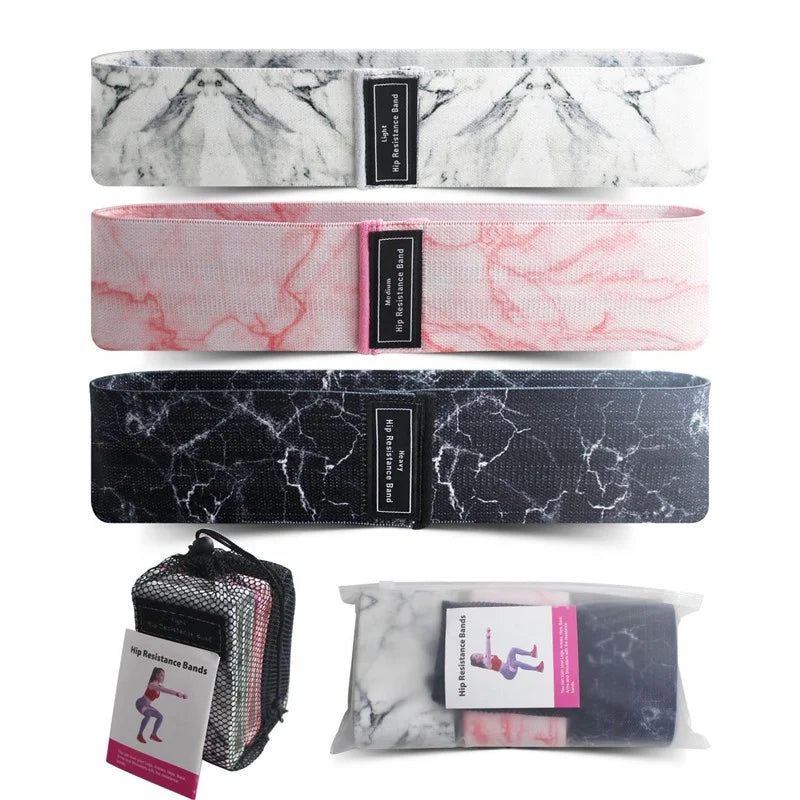 New Arrival Resistance Bands Women Workout Bands for Exercise 3 Levels Booty Bands for Legs and Butt