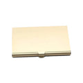 Ultrathin Metal Business Card Case Slim Customize Gold Color Card Holder Competitive Price Metal Wallet