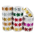 Wholesale Vinyl Strong Adhesive Waterproof Colored Stars Thank You Stickers for Holiday Celebration Custom Print