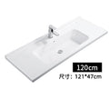 Double Vanity Sink Bathroom High Class White and Colorful Ceramic Double Bathroom Wash Basin